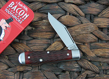 Great Eastern Cutlery Lick Creek Boys Knife Jack Tidioute Cutlery Rust Red Bone 141118